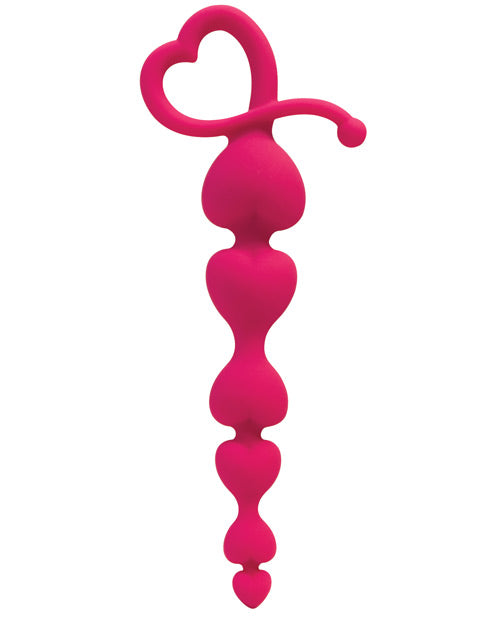 Curve Toys Gossip Hearts On A String - Magenta