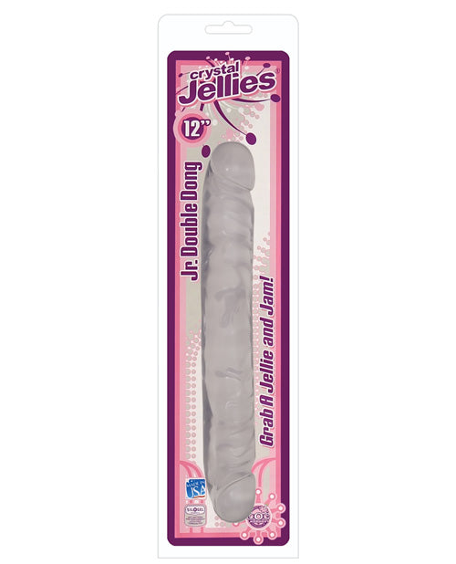 "Crystal Jellies 12"" Jr. Double Dong"