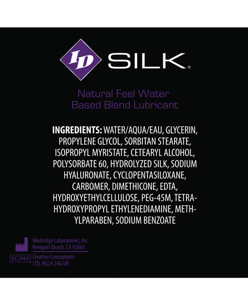 Id Silk Natural Feel Lubricant - 1 Oz Pocket Bottle