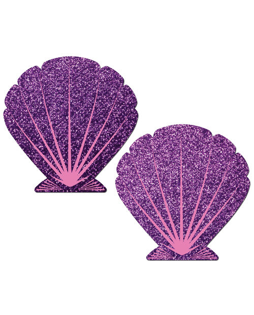Pastease Premium Mermaid Glitter Seashell - Purple/pink O/s
