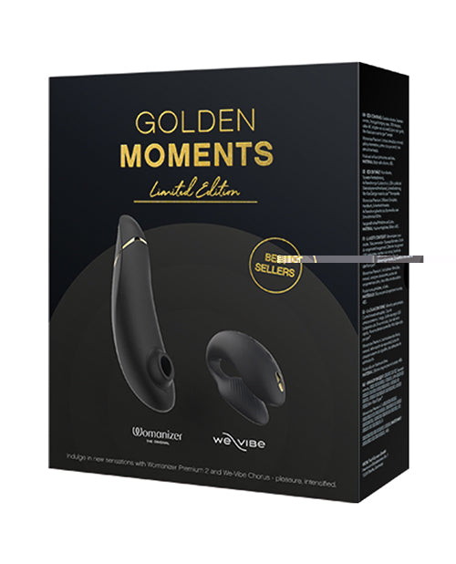 We-vibe Chorus / Womanizer Premium 2 Golden Moments Collection 2023 - Black/gold