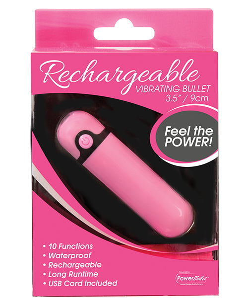 Simple & True Rechargeable Vibrating Bullet - Pink