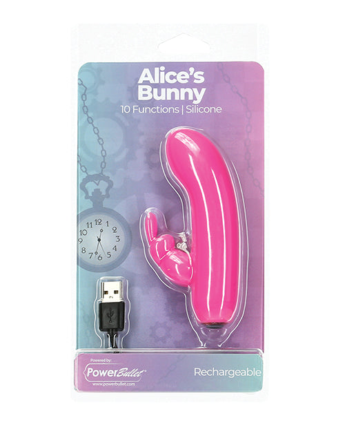 Alice's Bunny Rechargeable Bullet W/rabbit Sleeve
