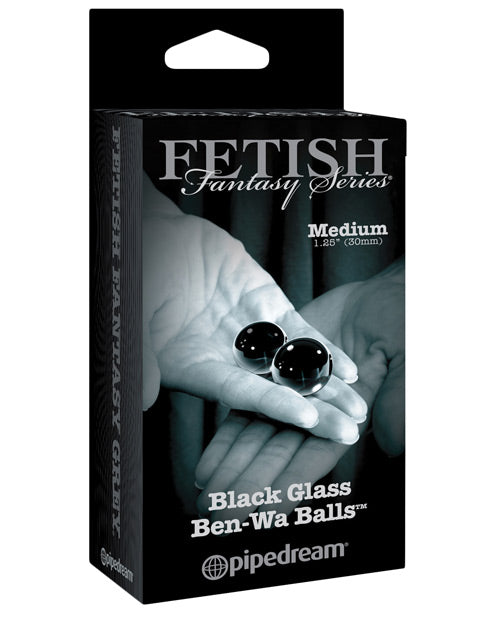 Fetish Fantasy Limited Edition Black Glass Ben-wa Balls