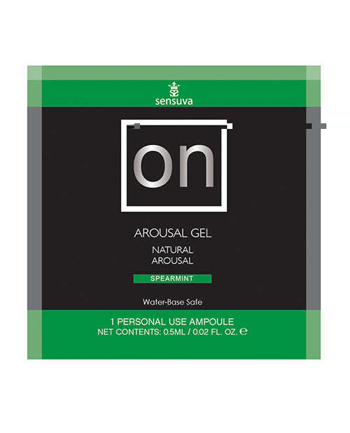 On For Her Arousal Gel Single Use Packet - 6 Ml Spearmint