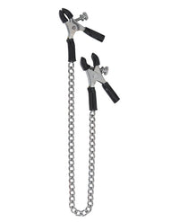Spartacus Adjustable Micro Plier Nipple Clamps W/link Chain