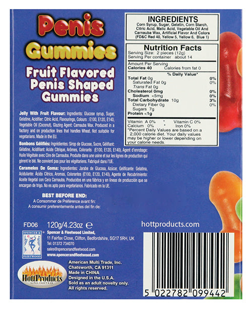 Penis Gummies Candy - 5.35 Oz