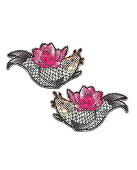 Pastease Premium Diamond Thom Disco Koi Fish & Lotus - Silver O/s