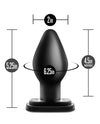 Blush Anal Adventures Xl Plug - Black