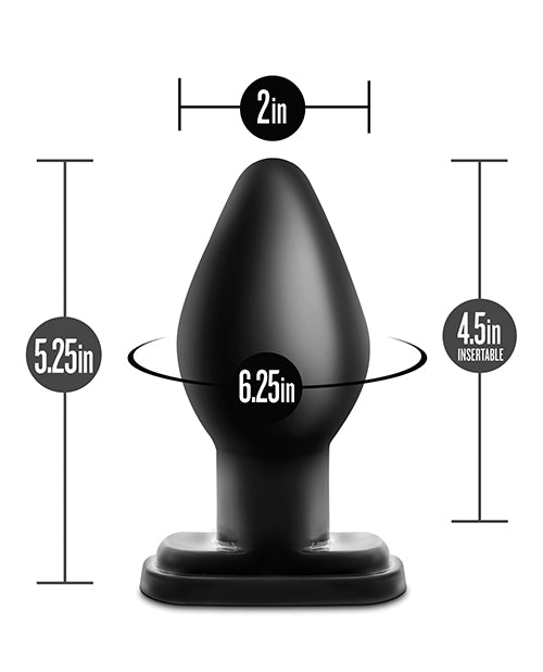 Blush Anal Adventures Xl Plug - Black