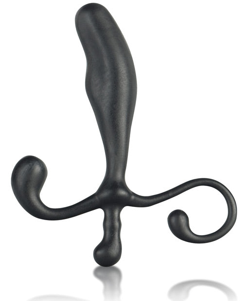 Blue Line C&b 5" Male P-spot Massager - Black