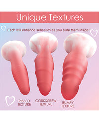 Curve Toys Simply Sweet Silicone Butt Plug Set