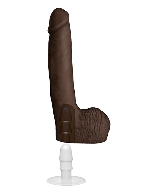 Rob Piper Cock W/balls & Suction Cup - Chocolate