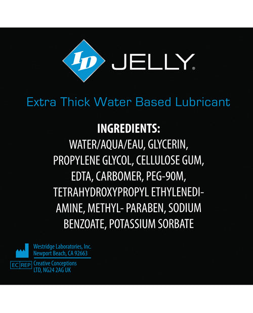 Id Jelly Lubricant Travel Tube - 2 Oz