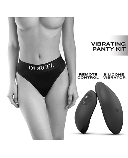 Dorcel Discreet Panty Vibe W/panty - Black