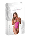 Sheer Mesh Cupless & Crotchless Teddy