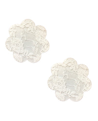 Neva Nude Lace Petal Flower Pasties - O/s