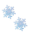 Neva Nude Glitter Snowflake Pasties - O/s