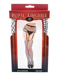 Fishnet Garter Pantyhose O/s