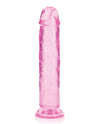 Shots Realrock Realistic Crystal Clear 11" Straight Dildo