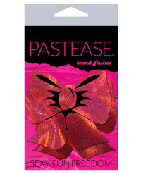Pastease Premium Hologram Bow - Red O/s