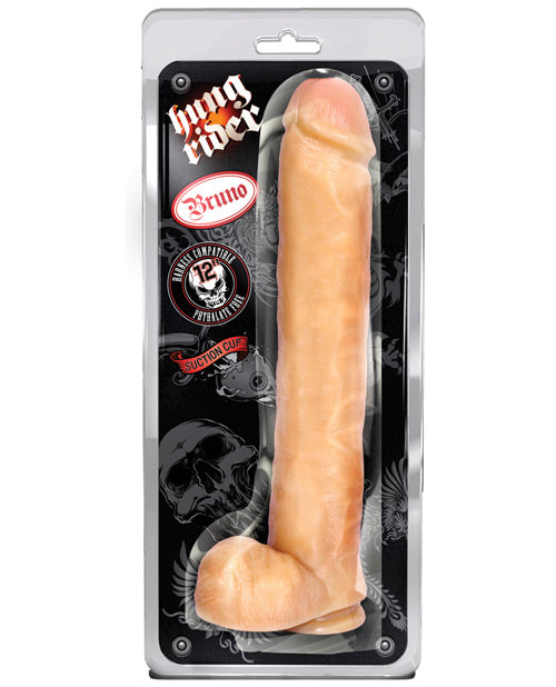 Blush Hung Rider Bruno 12" Dildo W/suction Cup - Flesh