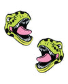 Neva Nude Black Light Dinosaur Pasties - O/s