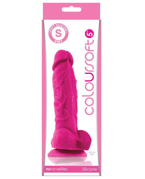 "Coloursoft 5"" Silicone Soft Dildo"