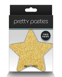 Pretty Pasties Glitter Stars - 2 Pair