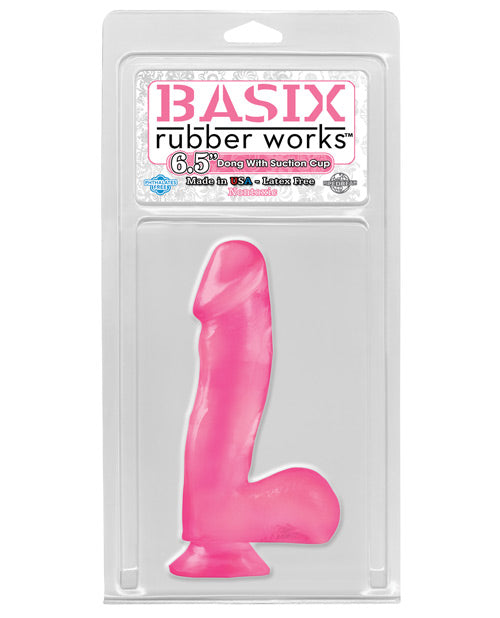 "Basix Rubber Works 6.5"" Dong W/suction Cup"