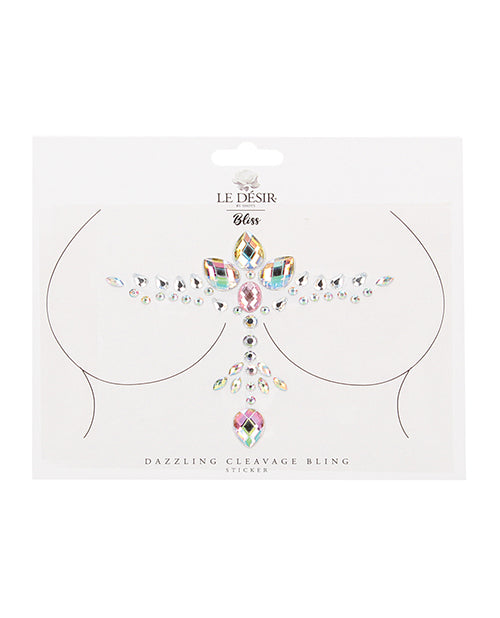 Shots Bliss Dazzling Cleavage Bling Sticker O/s