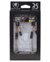 Spartacus Adjustable Alligator Nipple Clamps W/link Chain